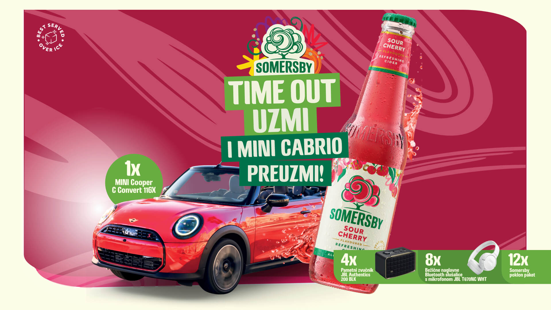 Somersby promocija s MINI Cooper Cabrio automobilom